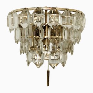 Silvered Wall Light from Bakalowits & Söhne, 1960s