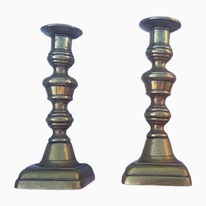 Brass Candlelights, Set of 2