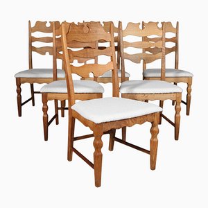 Dining Chairs by Henning Kjærnulf for EG Møbler, Set of 6