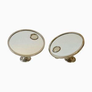 Illuminated Wall Mirrors from Brot Mirophar, France, 1930s, Set of 2