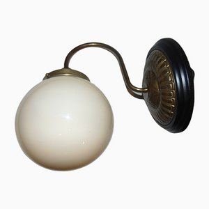 Art Deco Brass Wall Lamp