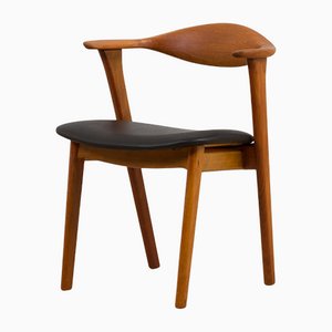 Danish Solid Teak Chair by Erik Kirkegaard, 1950s