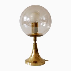 Lampada da tavolo Mid-Century moderna in ottone di Sölken Leuchten, Germania, anni '60