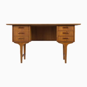 Bureau Mid-Century en Teck par Gunnar Nielsen pour Tibergaard, Danemark, 1960s