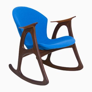 Danish Rocking Chair Design by Aage Christiansen for Erhardsen & Andersen