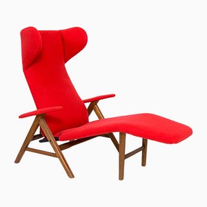 Danish Modern Chaise Lounge Chair by Henry W. Klein for Bramin