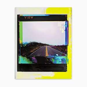 Jason Engelund, Ansicht, 2021, Farbe & Mixed Media auf Holzplatte