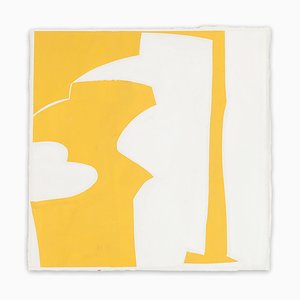 Joanne Freeman, Covers 13 Yellow D, 2014, Gouache sur Papier