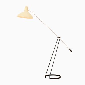 Black Metal Tivoli Grasshopper Floor Lamp with Counterweight by Floris Fiedeldij for Artimeta