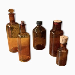 Flasks of Apothecary, Set of 5