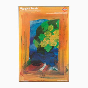 Framed Poster Reproduction of a Work of Howard Hodgkin Edited by London Underground
