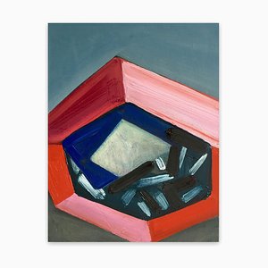 Ashlynn Browning, Object by the Sea, 2018, óleo sobre tabla
