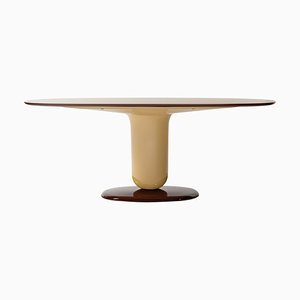 Mesa de comedor 190 Explorer en beige de Jaime Hayon para BD Barcelona