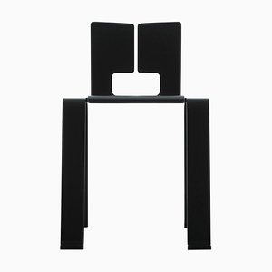 Ombra Tokyo Chair in Oak Stained Black by Charlotte Perriand for Cassina