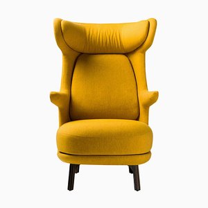 Yellow Fabric Dino Armchair by Jaime Hayon