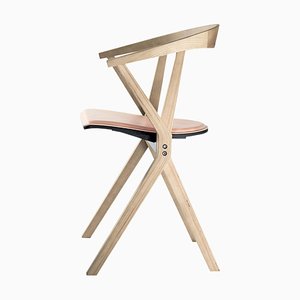 Silla B de tapicería de cuero de Konstantin Grcic para BD Barcelona