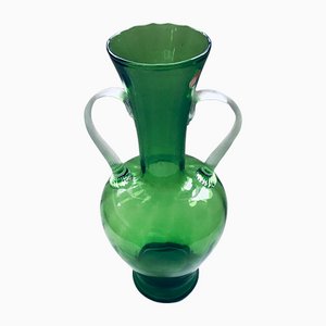 Italian Murano Glass Amphora Vase, 1950s