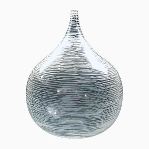 Art Glass Fluted Vase, 1970s