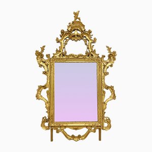 Espejo antiguo dorado