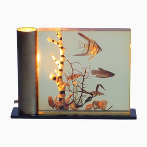 Acrylic Glass Resin Tropical Fish Aquarium Light, the Netherlands, 1960s