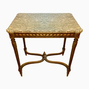 Mittelgroßer Tabletttisch aus Marmor