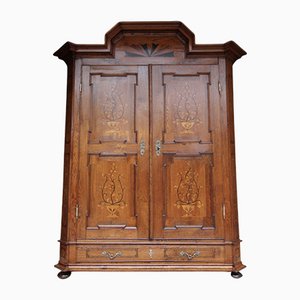 Large 19th Century Cabinet with Inlays