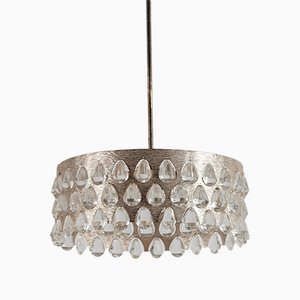 Silver-Plated Chandelier by Palwa, 1970s