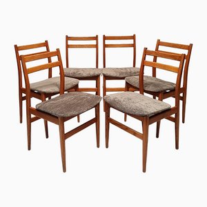 French Chairs, 1960s, Set of 6
