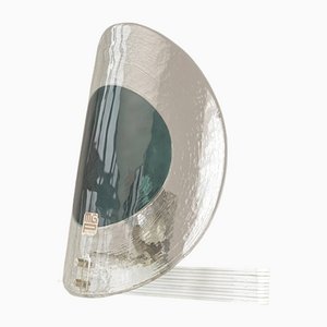 Italienische Glas Wandlampe von MGP, 1970er