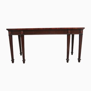 Large Early 20th Century Mahogany Serving Table