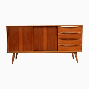 Vintage Sideboard with Sliding Doors and Drawers, 1960s