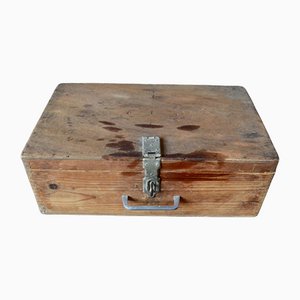 Caja de madera industrial