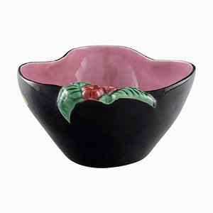 French Studio Ceramicist Bowl in Glazed Ceramics