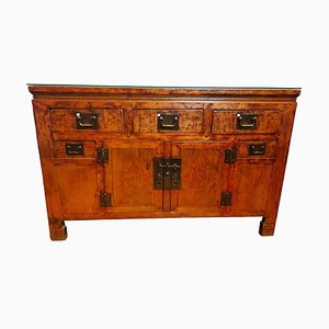 Colonial Style Wood Highboard