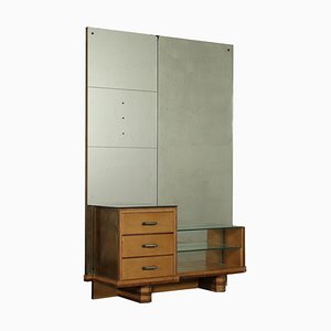 Dressing Table in Walnut and Glass, Italy