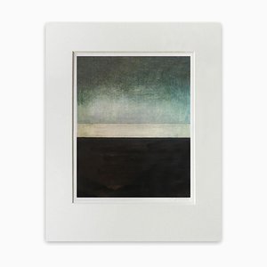 Janise Yntema, Linear Hush, 2021, cera fredda e olio su carta tela