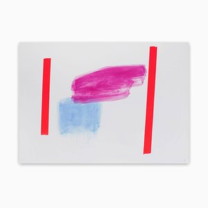 Claude Tétot, Untitled 6, 2017, Acrílico y óleo sobre papel
