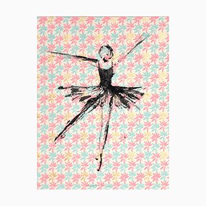 Marcela Zemanova, Ballerina III, 2021, Encre sur Papier Fine Art, Encadré