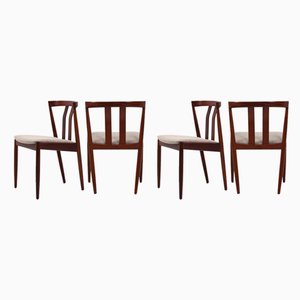 Vintage Danish Teak Dining Chairs, Set of 4