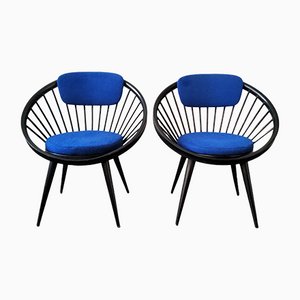 Circle Chairs by Yngve Ekström for Swedese, 1960s, Set of 2