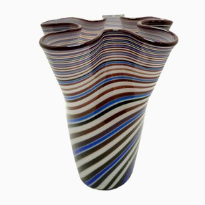 Multicolored Murano Glass Vase, 1970s