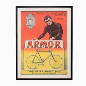Poster di biciclette di armatura di Eugene Christophe, 1912