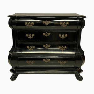Antique Dutch Ebonised Chest of Drawers