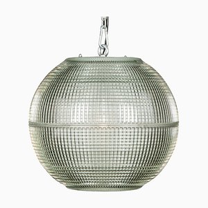 Large 20th Century French Glass Light from Holophane, 1970