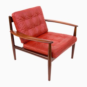 Set of Rosewood Model 118 Armchairs by Grete Jalk for France & Son