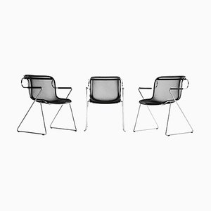 Penelope Office Chairs by Charles Pollock, Set of 3