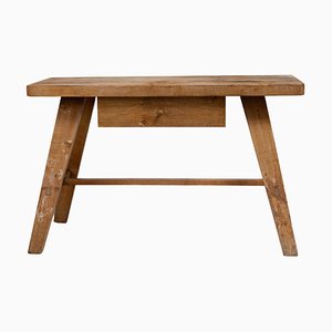 Vintage Swedish Pine Side Table