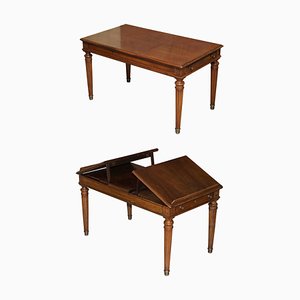 Antique Writing Desk with Twin Writing Slopes, 1860s