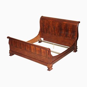 Large Hardwood Sleigh Bed Frame from Ralph Lauren