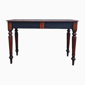 Antique Console Table in Black Mahogany